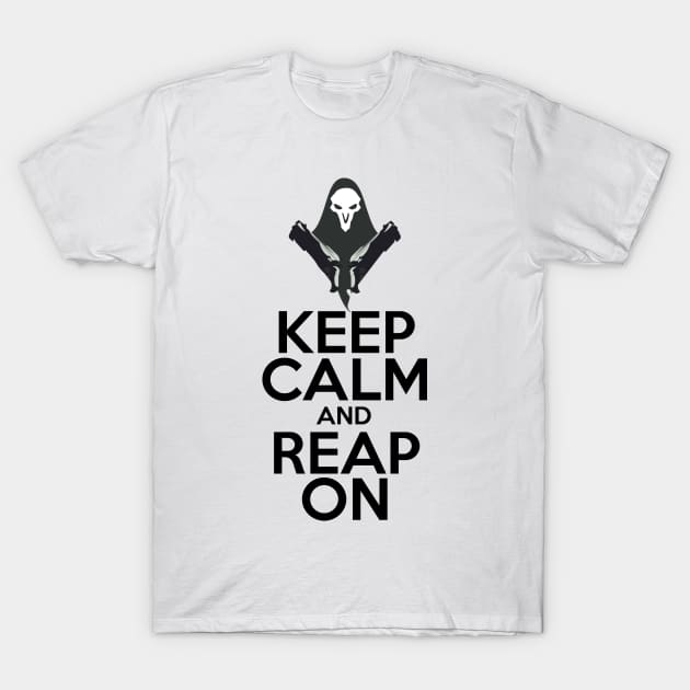 Keep Calm and Reap On! T-Shirt by WinterWolfDesign